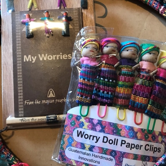 Guatemala Maýan Indian Worry Dolls Set - Picture 5 of 5